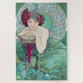 Emerald (vier juwelen), Alphonse Mucha Legpuzzel (Verticaal)