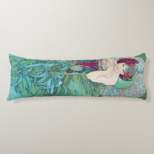 Emerald (vier juwelen), Alphonse Mucha Lichaamskussen (Voorkant)