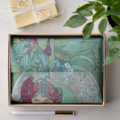 Emerald (vier juwelen), Alphonse Mucha Tissuepapier (Geschenk)