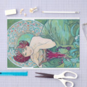Emerald (vier juwelen), Alphonse Mucha Tissuepapier (Craft)