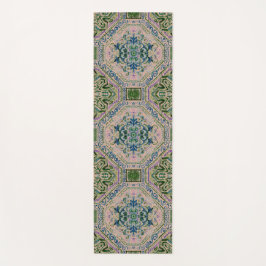 Emerald Vintage Rug Print Yogamat