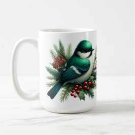 Emerald Vogels en Bessen Vakantie Motief Koffiemok