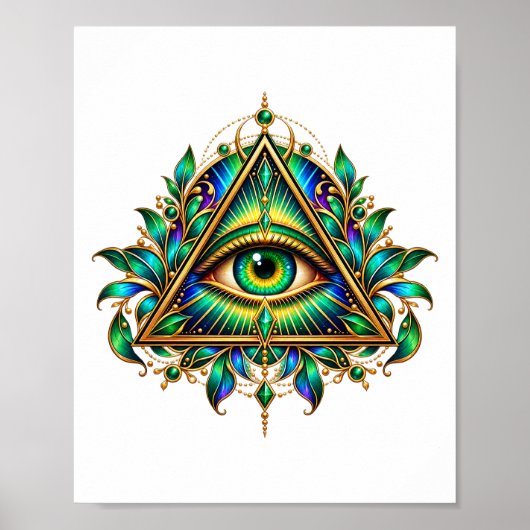 Emerald Watcher Poster (Voorkant)