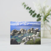 Emerald Waters Lake Tahoe Postcard Briefkaart (Staand voorkant)