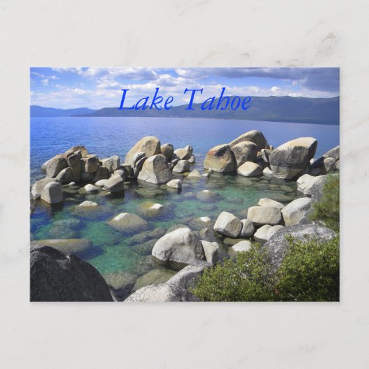Emerald Waters Lake Tahoe Postcard Briefkaart (Voorkant)