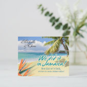 Emerald Waters Reception Card (Jamaica) Kaart (Staand voorkant)