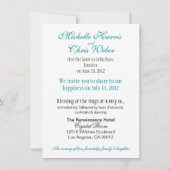 Emerald Waters Reception Card (Jamaica) Kaart (Achterkant)