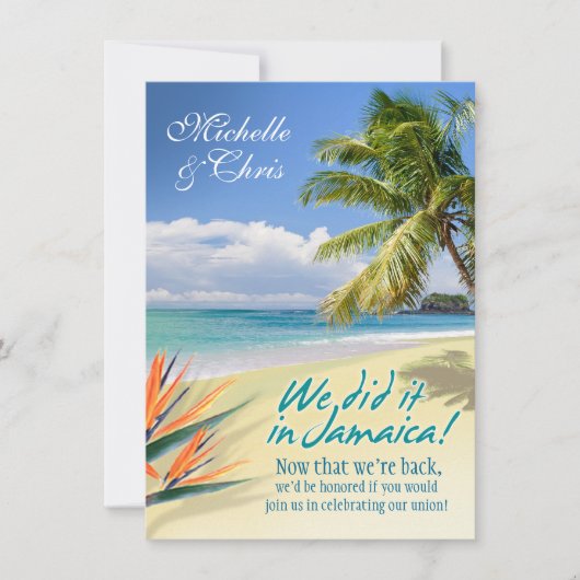 Emerald Waters Reception Card (Jamaica) Kaart (Voorkant)