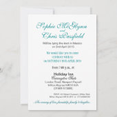 Emerald Waters Reception Card (Mexico) Kaart (Achterkant)