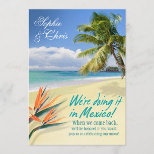Emerald Waters Reception Card (Mexico) Kaart