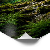 Emerald Waterval Paradijs Poster (Hoek)