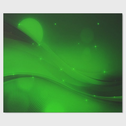 Emerald Wave Cadeaupapier (Vlak)