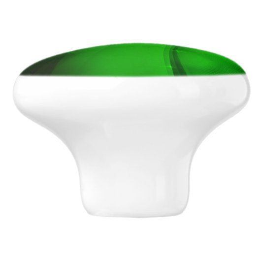 Emerald Wave Keramische Knop (Zijkant)