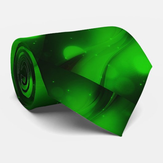 Emerald Wave Stropdas (Opgerold)