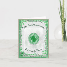 Emerald Wedding Jubileum Kaart