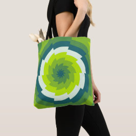 Emerald Whirl Tote Bag