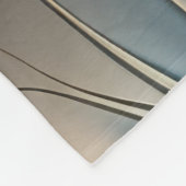 Emerald Whisper - Blauwgroen en gouden Abstracte k Fleece Deken (Hoek)