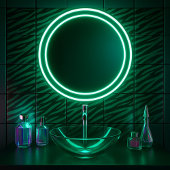 Emerald Wild Glam Zebra Stripe Tegeltje