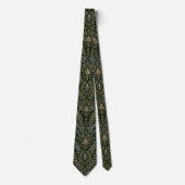 Emerald Winter Barok Luxe Trouwdag Stropdas (Voorkant)