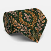 Emerald Winter Barok Luxe Trouwdag Stropdas (Opgerold)
