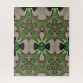 Emerald wood geometrisch 520-delige puzzel (Verticaal)