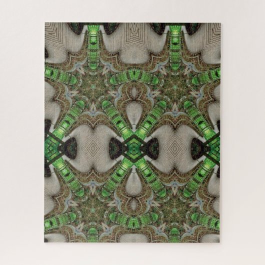 Emerald wood geometrisch 520-delige puzzel legpuzzel (Verticaal)