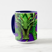 Emerald Wyrm Elegantie Mok (Voorkant links)