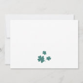 Emerald XOXO Wensen Kaart (Achterkant)