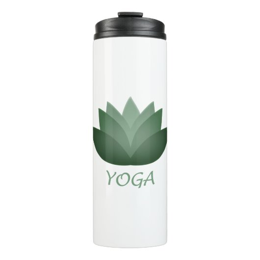 Emerald Yoga Lotus Flower Thermosbeker (Voorkant)