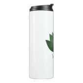 Emerald Yoga Lotus Flower Thermosbeker (Gedraaid links)