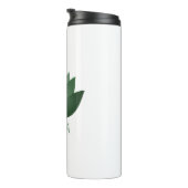 Emerald Yoga Lotus Flower Thermosbeker (Geroteerd rechts)