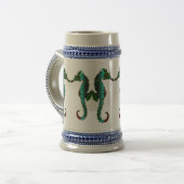 Emerald Zee Horses Stein Bierpul (Voorkant links)