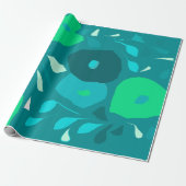 Emerald zee Wrapping Paper Cadeaupapier (Uitgerold)
