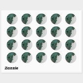 Emerald Zeepaardje Stickers (Vel)