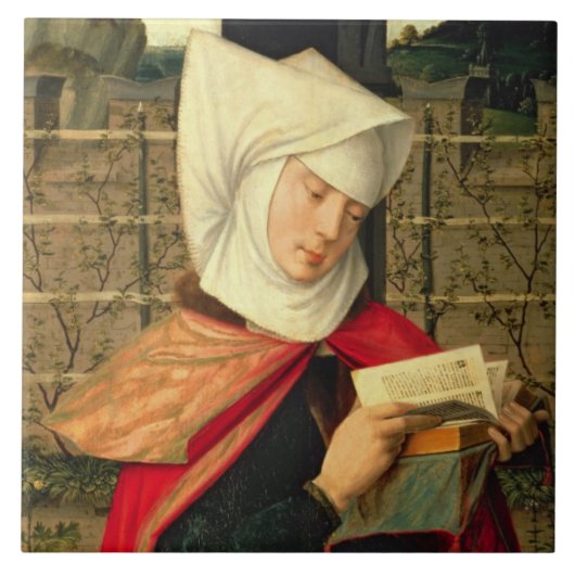 Emerency, de moeder van St. Anne, panel van de e Tegeltje (Voorkant)