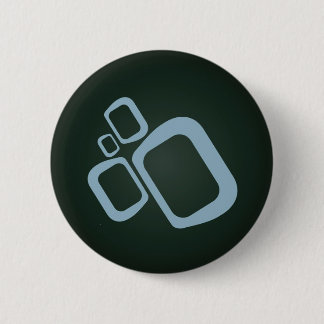 Emerge Digital - zwart en blauw Ronde Button 5,7 Cm