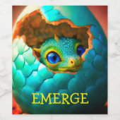 Emerge Wijn Etiket (Enkel label)