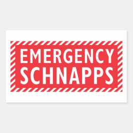 Emergency Booze Sticker - Schnapps