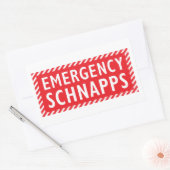 Emergency Booze Sticker - Schnapps (Envelop)