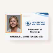  Emergency Codes Hospital Employee Photo ID Badge (Voorkant)