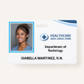  Emergency Codes Hospital Nurse Photo ID Badge (Voorkant)