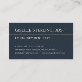 Emergency Dentistry Office Appointment Reminder Visitekaartje (Voorkant)