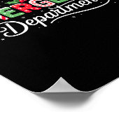 Emergency Department Christmas Santa Er  Poster (Hoek)