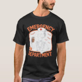 Emergency Department Funny Halloween Nurse Essenti T-shirt (Voorkant)