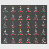 Emergency Department Xmas Tree Nurse Cadeaupapier (Vlak)