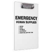 Emergency Human Supplies Klembord (Rechts)