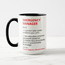 Emergency Manager Mug For Emergency Manager Gifts Mok