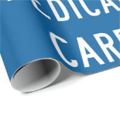 Emergency Medical Care Road Sign Cadeaupapier (Rol Hoek)