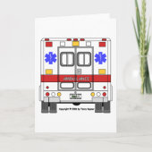 Emergency Medical Services Ambulance (EMS) Kaart (Voorkant)