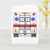 Emergency Medical Services Ambulance (EMS) Kaart (Gele Bloem)